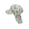 Sterntaler Boys' Peaked Cap with Neck Protection Desert Dinosaur Sun