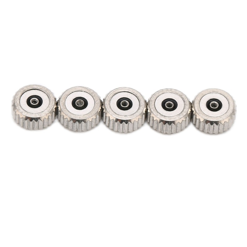 Watch Crown Spare Parts Silver Gold Steel Watch Head for