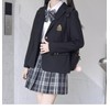 ANGELCITY High School Uniform Jacket, School Blazer, Formal Suit, Girls,