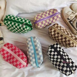 ShopPang Y05 화장품 데일리 보드 체커 파우치 니트opq600 [6.퍼플] Cosmetic Daily Board Checker Pouch Knitopq600 [6.Purple]