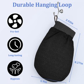 Peeling-Handschuhe,1 Stück,Exfoliating Gloves,Peeling Schwamm und Eingewachsene Haare Behandlung,body scrub,handschuh für Körper und Gesich für Damen und Herren