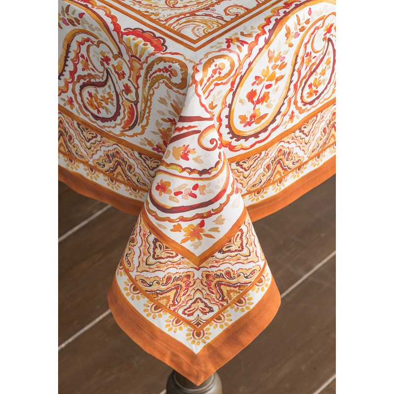 Maison d' Hermine Palatial Paisley 100% Cotton Tablecloth Kitchen Dining