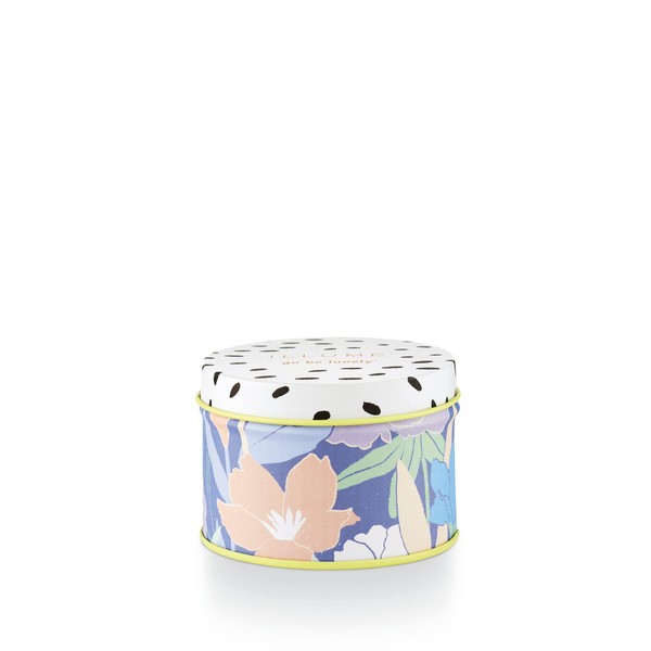 Illume Go Be Lovely Citrus Crush Small Fleur Tin Candle,