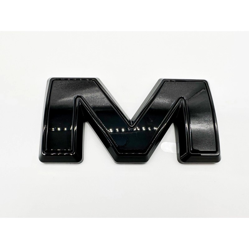 Auto For Front GMC Gloss Black OVERLAY Emblem Badge Fit