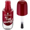 essence gel nail colour, nail polish, no. 14, red, long-lasting,