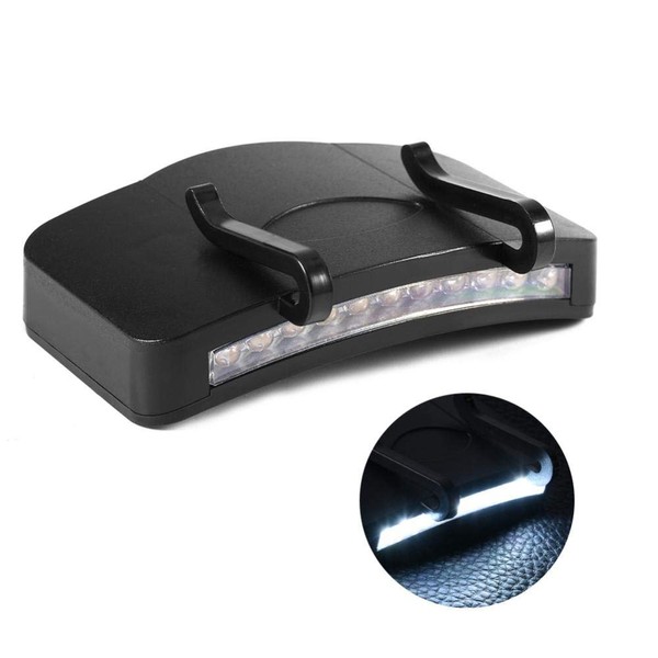 Alomejor LED Hat Light 11 LED Headlamp LED Sensor Clip