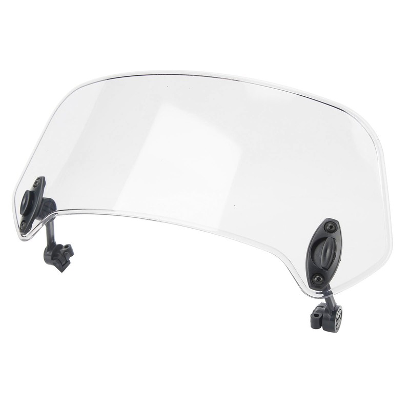 Motorcycle Windscreen Adjustable Clip On Windshield Universal Wind Deflector for