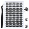 Self Adhesive Lash Clusters 156Pcs No Glue Needed Eyelash Clusters