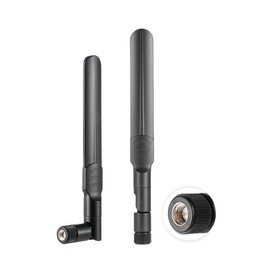 POBADY 2PCS Dual Band WiFi 2.4GHz 5GHz 5.8GHz Antenna SMA Male Antenna 3dBi 15cm/6in for WiFi Router Wireless Network Truck Trailer Rear View Backup Camera Reversing Monitor