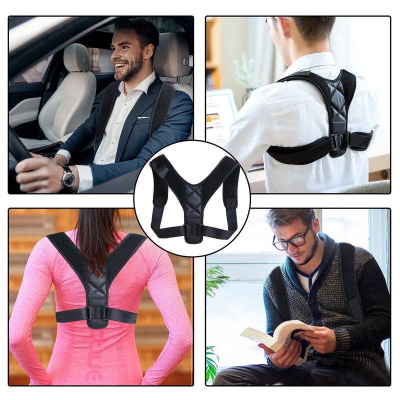 SHOWHEEL Back Straightener Posture Corrector Back Women Men Back Holder