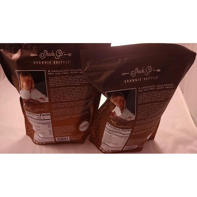 Sheila G's Original Chocolate Chip Brownie Brittle 16 oz (SUPER
