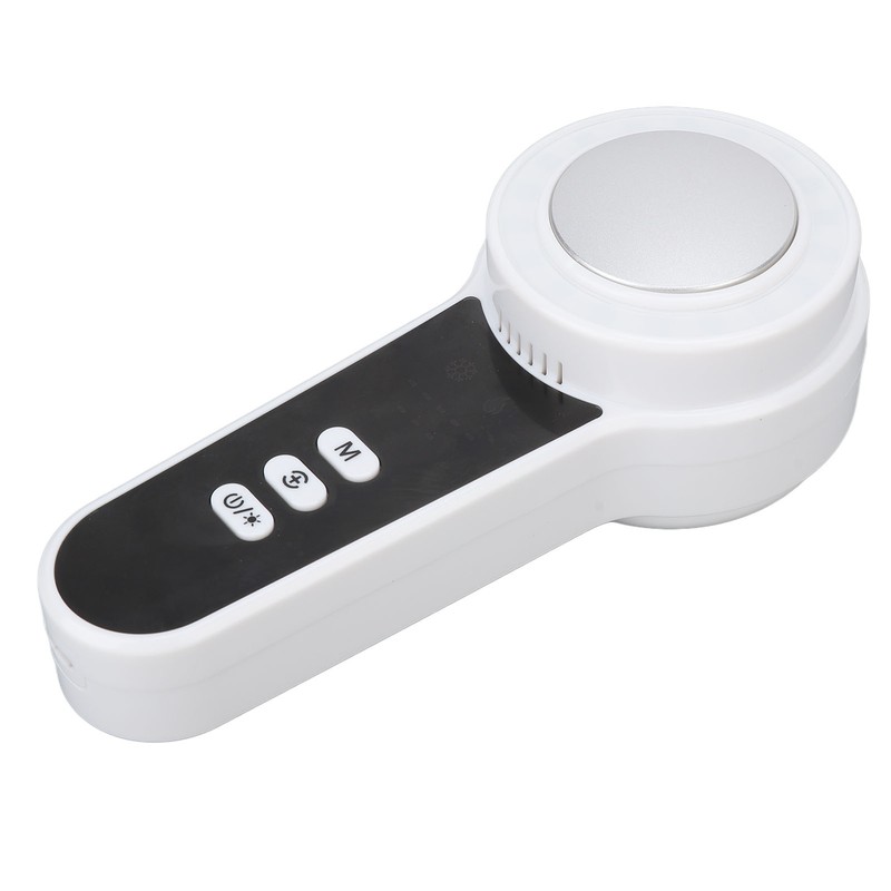 Hot Cold Facial Massager LED Light Heating Cooling Vibration Adjustable
