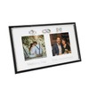 Happy Homewares Modern 25th Anniversary and Wedding Day Picture Frame