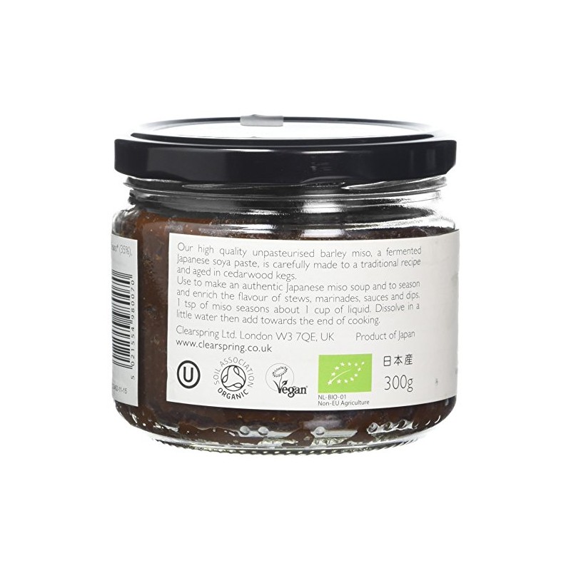 Clearspring Organic Japanese Barley Miso, 300g