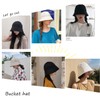 G-tiamo Women's Bucket Hat, Solid, Simple, Cute, Stylish, Hat, Foldable,