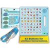8 Languages AAC Device for Autism, 63 Buttons, Communication Board