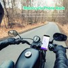 ULTECHNOVO Bike Phone Holder, Universal Motorcycle Phone Mount with 360