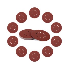 Pack of 35 Sanding Discs 225 mm Velcro, Sandpaper 10 Holes 400 Grits for Drywall Sanders Sanding Giraffe Long Neck Sanders Sanding
