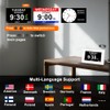 MYFMLI Digital Alarm Clock for Seniors - No-Abbreviation Date HD
