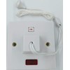 Electric Shower Ceiling Switch with Pull Cord 45 Amp Double