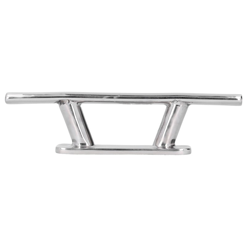 200mm/8in Stainless Steel Mooring Cleat Elliptical Tube Type Dock Deck