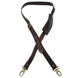 flevado Strap Leather Strap for Bags Handbag Shoulder Bag Available in 3 Colours, brown, Modern