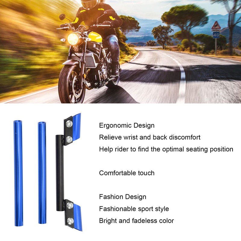 Motorcycle Handlebar 22mm Universal Adjustable Handle Bar for Sports Car