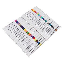 Marcadores Acrílicos, Marcadores de Pintura Acrílica de Tinta a Base de Agua para Pintura de Bricolaje (36 colores)