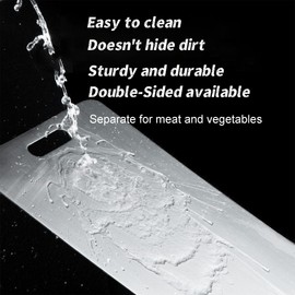 Chopping Board, Titanium Chopping Board, Stainless Steel, Cutting Board, Large, Medium and Small, Chopping Board, Kitchen Board, Easy to Clean (L - 46 x 30 cm)