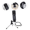 SUPVOX 1set Professional USB Condenser Microphone Tripod Stand and Gain
