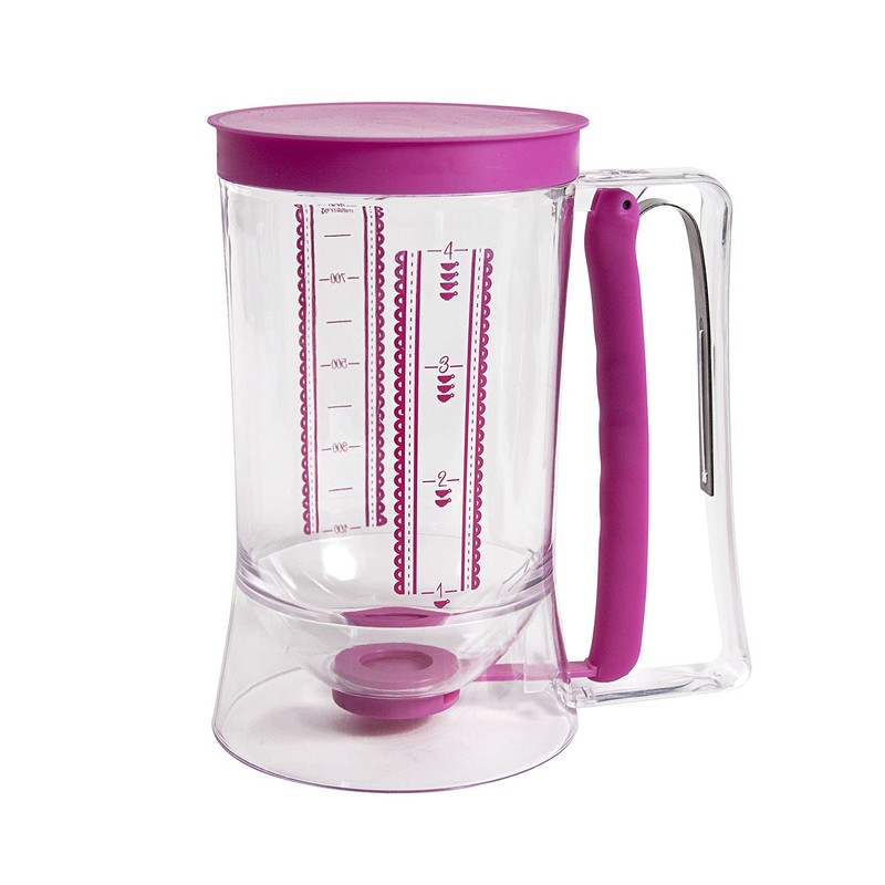 Lily Cook KP5115 Teigspender (blau, grün, violett, Kunststoff, Messbecher, Milliliter)