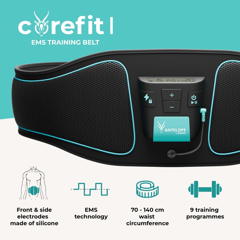 Antelope Corefit I EMS Training Belt, Stimulation of The Abdominal