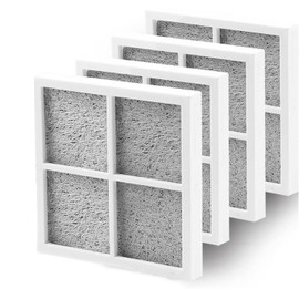 4x Refrigerator Fresh Air Filter Compatible with LG LT120F ADQ73214404 ADQ73334008 ADQ73214405 GF-AD910SL GF-B590PL GF-5L712PL GR-L219CSL GS-D665BSL Pure N Fresh F/LM/LS Series Fridge Fresh Air Filter