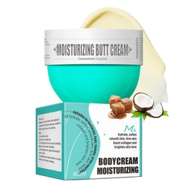 XTJXTJ Butt Cream, Moisturizing Body Cream, Butt Firming Cream, Body Repair Fast Absorbing Non Greasy Hydrate Smooth Skin Deep Nourishment for All Skin (#03 Caramelized Coconut Aroma, 80ml)