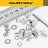 Mywish 159-Piece M6 Screw Assortment Kit, Stainless Steel Hex Socket