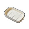 Oudesi Plastic Soap Dish with Drain, Draining Soap Box Holder
