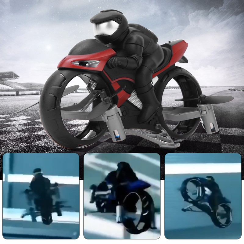 Stunt Motorcycle Toys 2 In 1 Land Air Fly Motorcycle