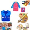 2 Pack Kids Art Smock Kids Waterproof Painting Apron Children's