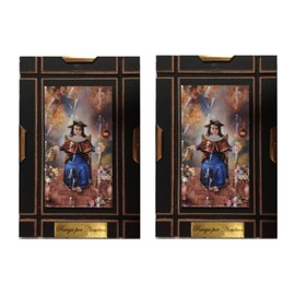 Cuadros Religiosos del Santo Niño de Atocha, 15 x 10 cm, Marco de Madera, Set de 2, con Placa 'Ruega por Nosotros'