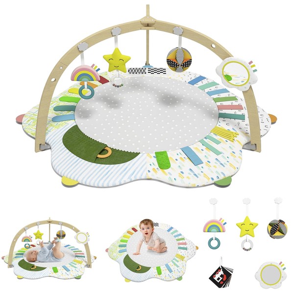 Baby Play Gym Activity Mat: with 5 Developmental Zones Tummy