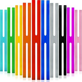 9 Inch H-Band Silicone Rubber Bands Assorted Color Rubber Bands Elastic Rubber Wrapping Bands for Books, Cameras, Art, Cooking, Wrapping, Exercise, Bag Wraps (20 Pieces)