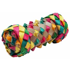 Planet Pleasures Woven Cylinder Foot Bird Toy, Large