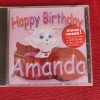 HAPPY BIRTHDAY Children Music CD's Allison Amanda Jasmine Amber Mary