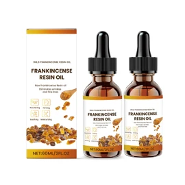Generic Wild Organic Frankincense Resin Oil for Face - Reduces Fine Lines & Wrinkles, Soothes Irritated Skin, Deep Hydration for All Skin Types, Ideal for Daily Skincare Routine (2pcs, 2 fl.oz)