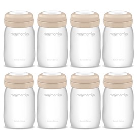 Maymom Wide Neck Breastmilk Collection n Storage Bottle 5.4 oz; Re-markable SureSeal Disc. Fits Spectra S2 Spectra S1 9 Plus.