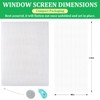 Windows Screen Replacement and Screen Door Repair Kit, 6Pcs Window