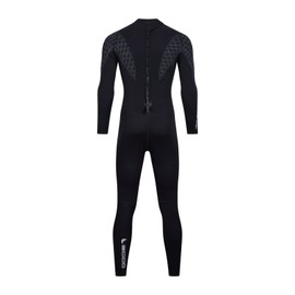 ZCCO Wetsuits Men's 3mm Premium Neoprene Full Sleeve Dive Skin for Spearfishing,Snorkeling, Surfing,Canoeing,Scuba Diving Wet Suits(Men's Black(New),4XL)