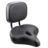 GRELiving Bicycle Saddle with Adjustable Backrest, Oversized Wide Bicycle Seat,