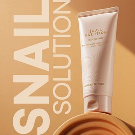 Nature Republic 네이처리퍼블릭 스네일 솔루션 폼클렌징 Nature Republic Snail Solution Foam Cleansing