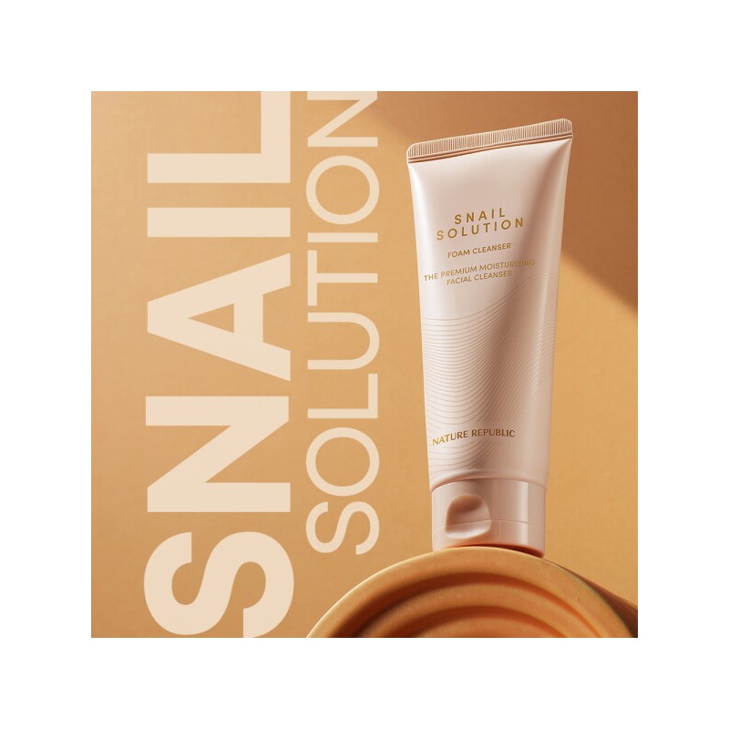 Nature Republic 네이처리퍼블릭 스네일 솔루션 폼클렌징 Nature Republic Snail Solution